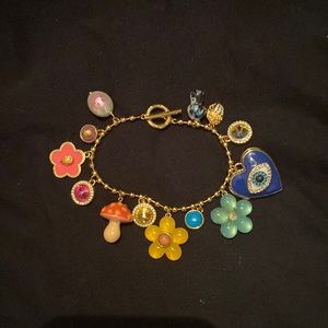 Kurt Geiger gold charm bracelet (NWOT)